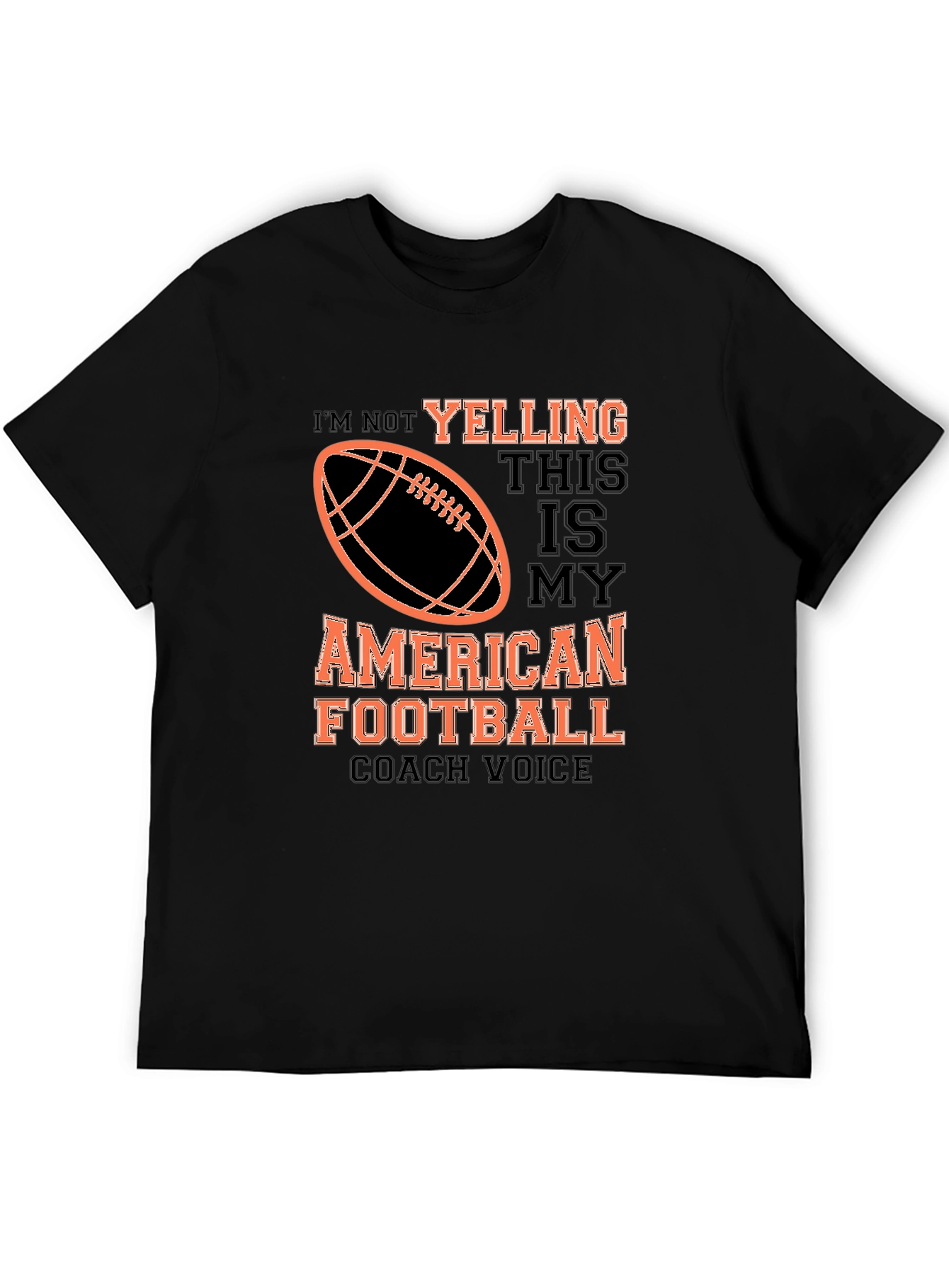 American Football Coach Voice Graphic Tee