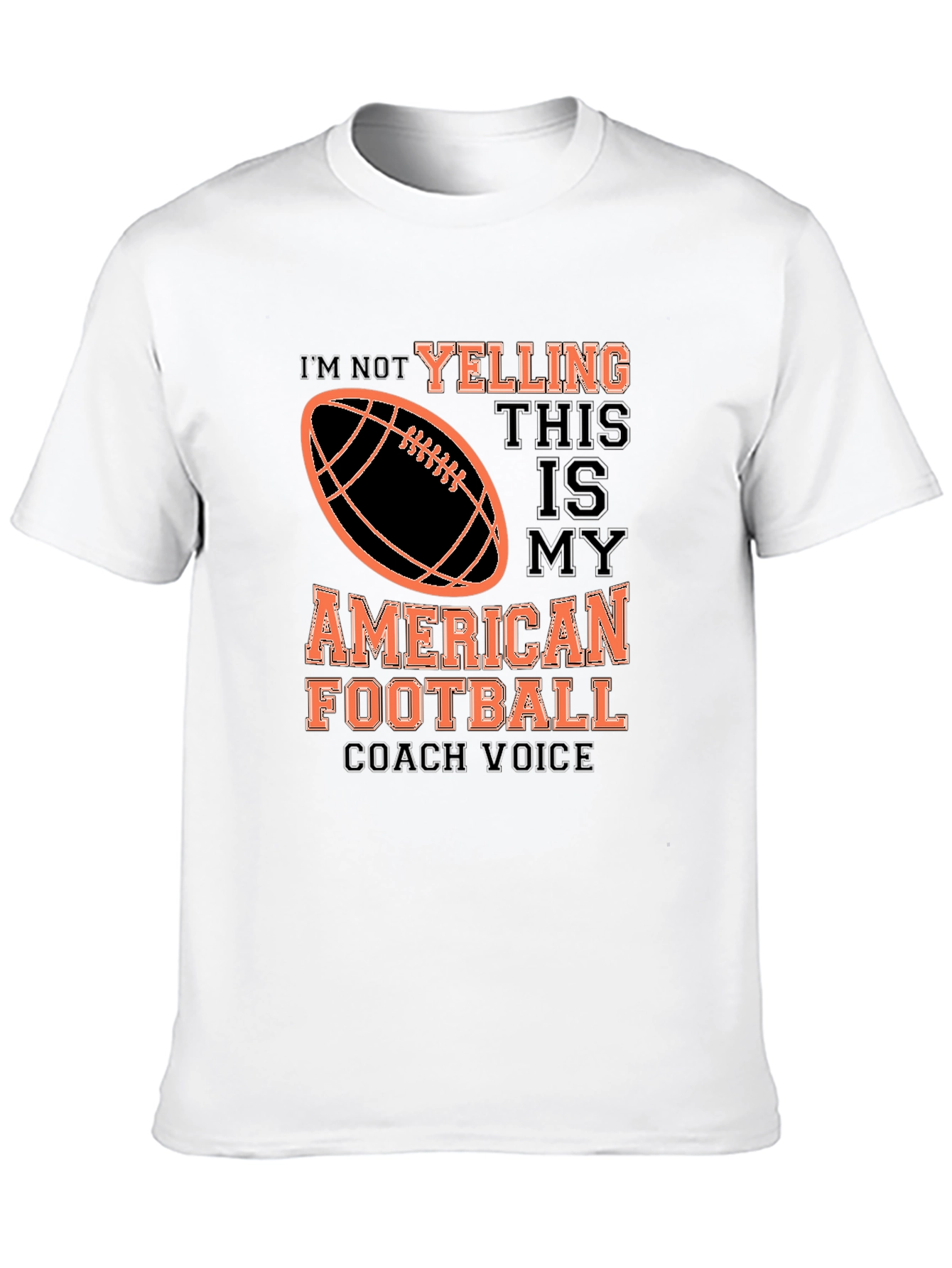 American Football Coach Voice Graphic Tee