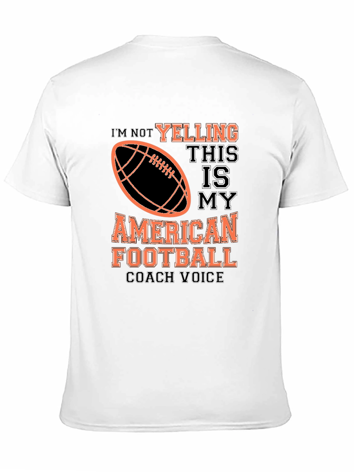 American Football Coach Voice Graphic Tee