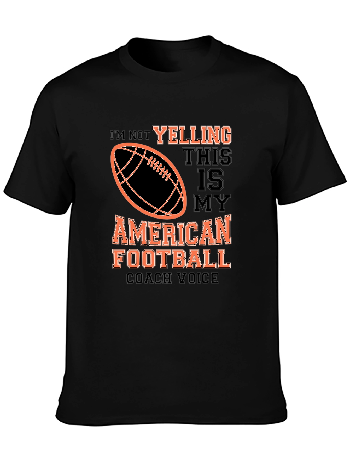 American Football Coach Voice Graphic Tee