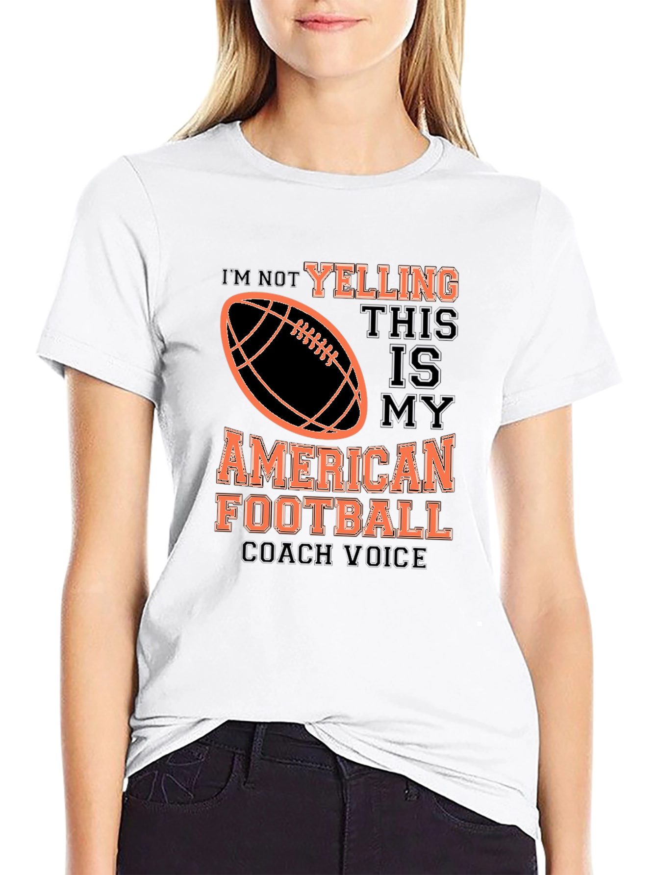American Football Coach Voice Graphic Tee