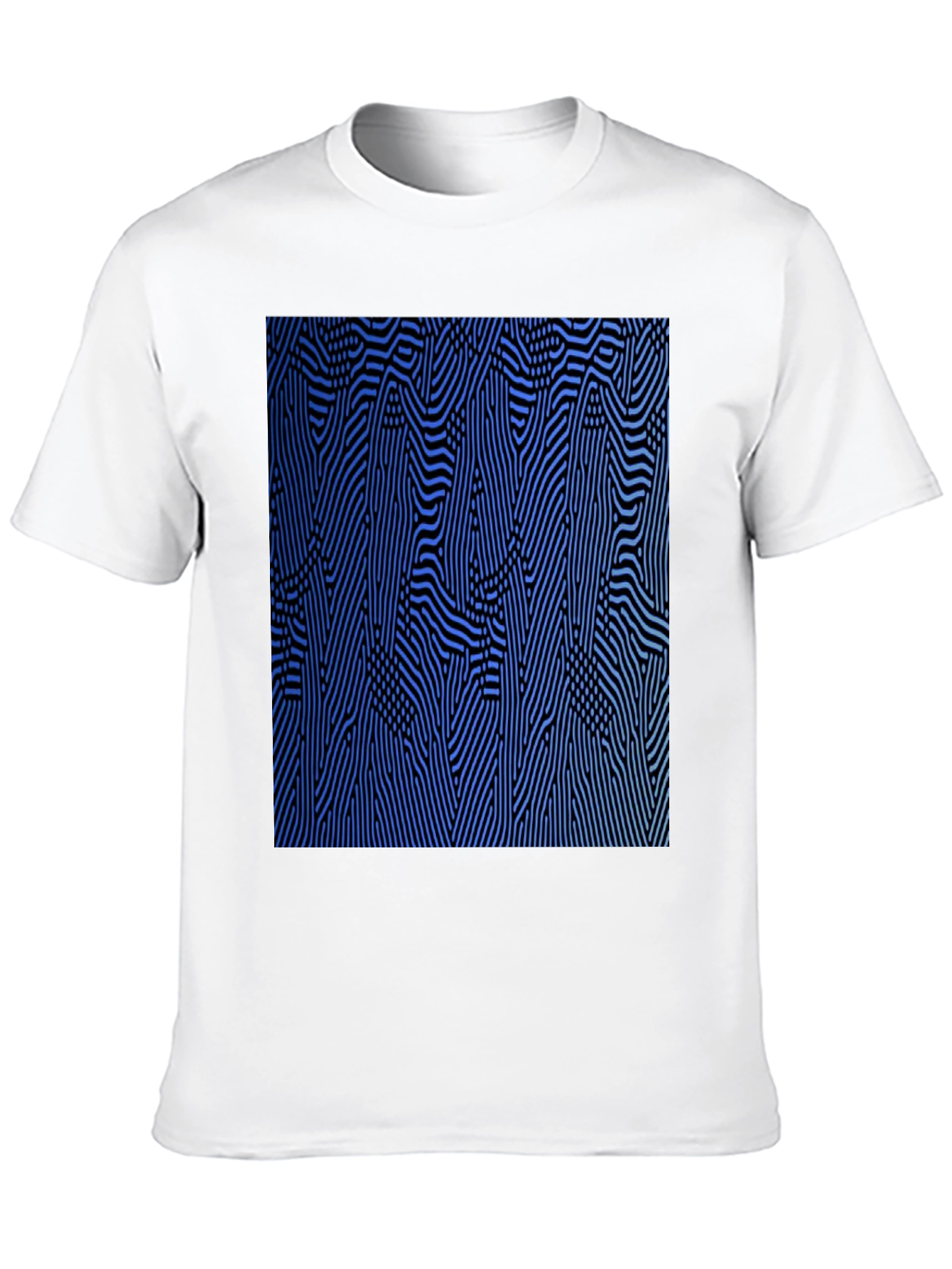 Abstract Pattern Graphic Tee - Modern Style