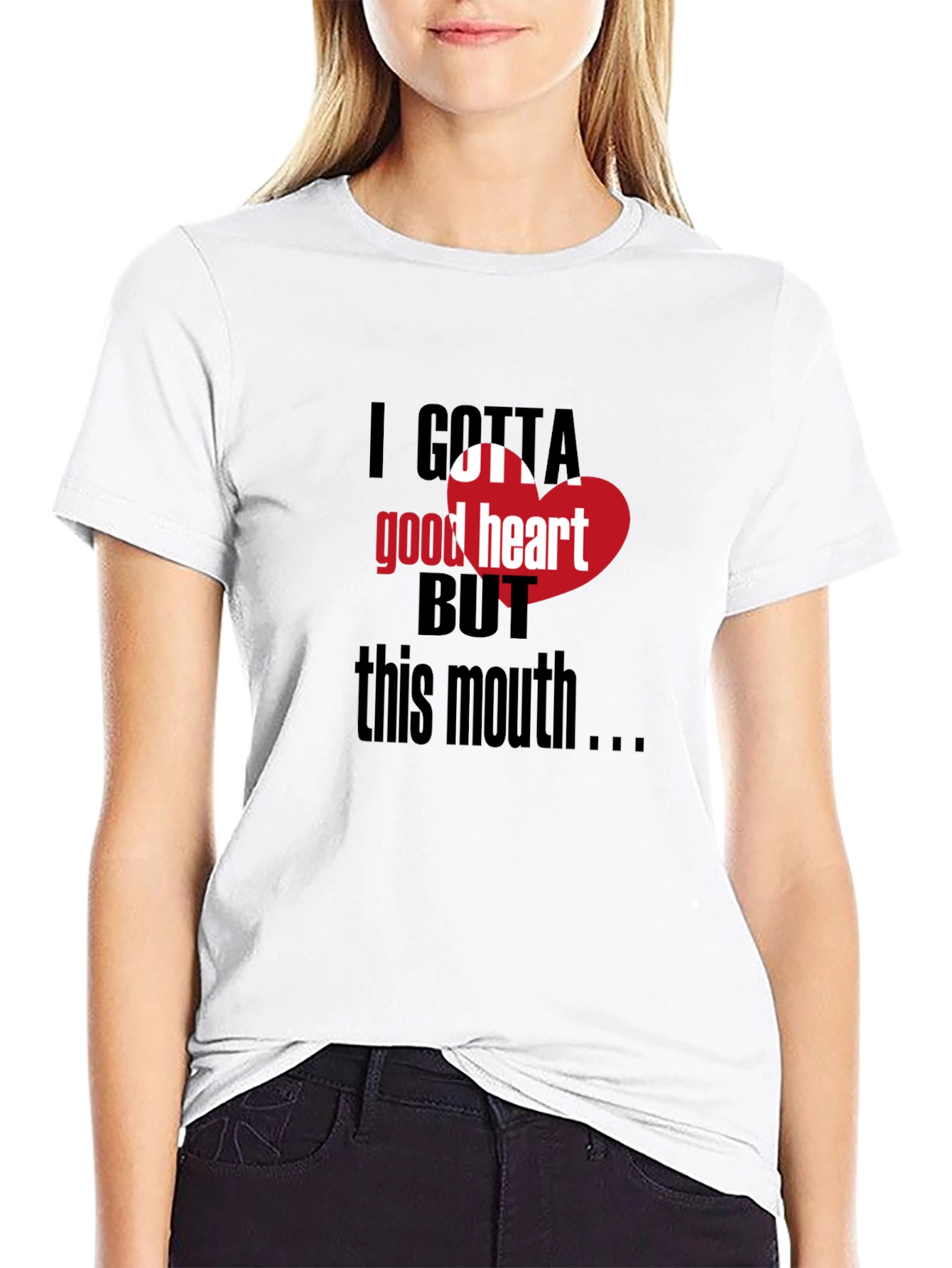 I Gotta Good Heart Tee - Funny Graphic T-Shirt