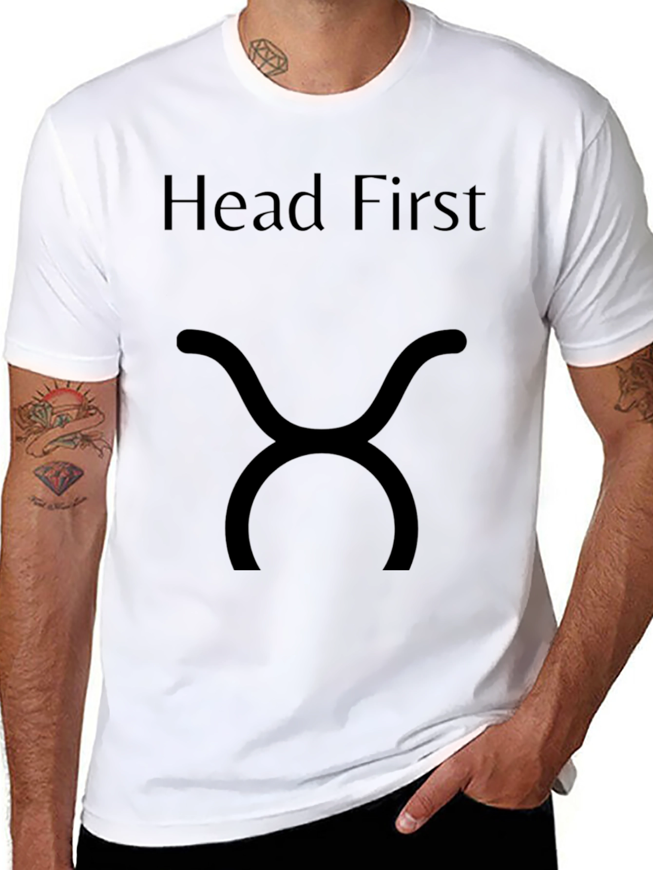 Head First Graphic Tee - Soft Cotton Blend