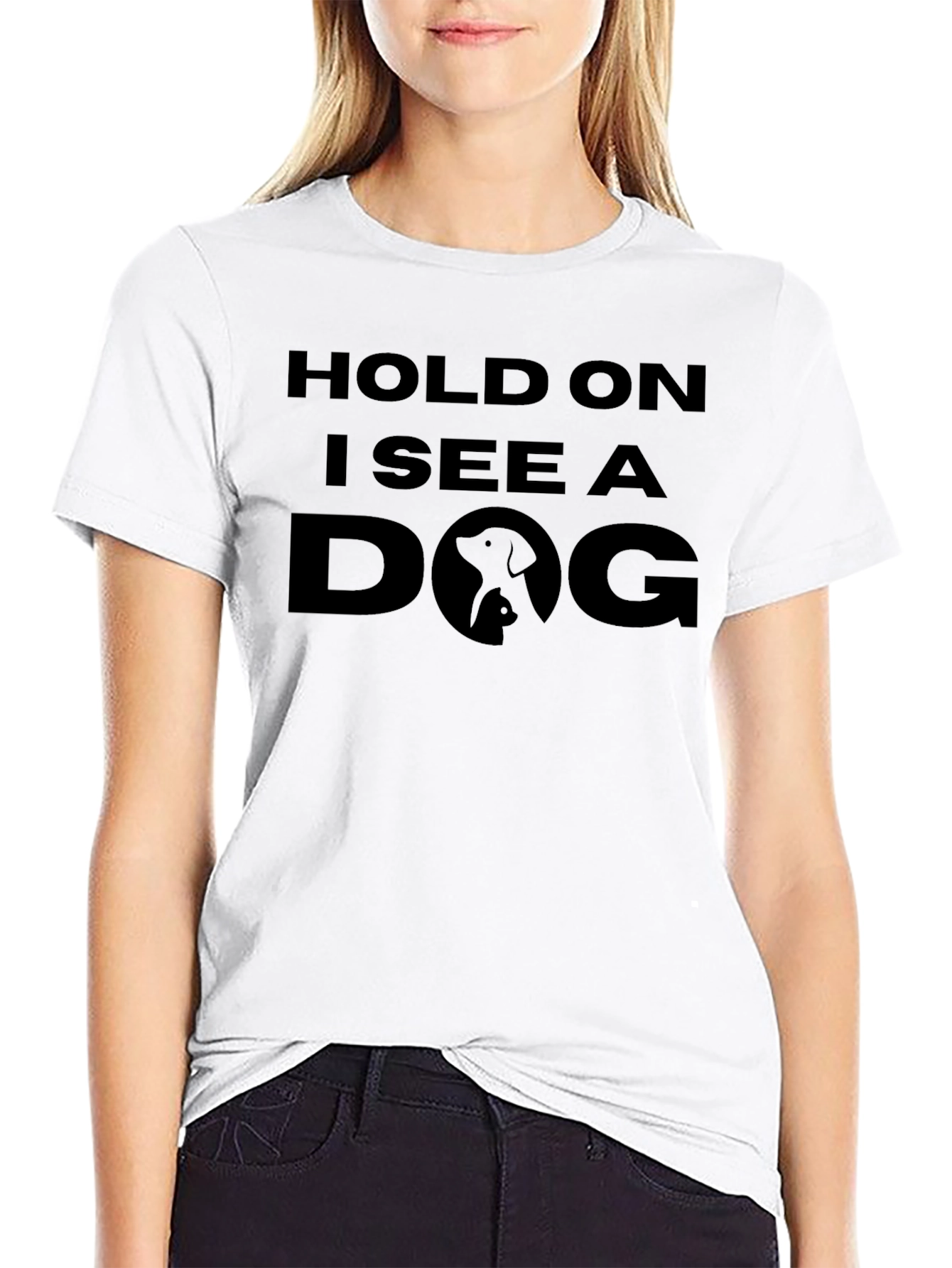 Hold On I See a Dog T-Shirt - Unisex