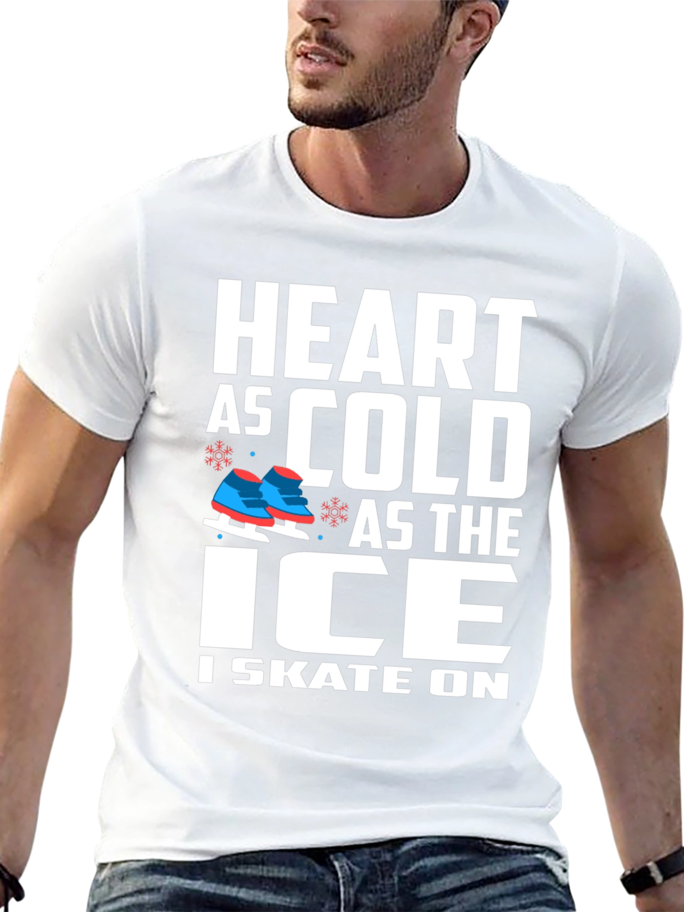 Heart As Cold As The Ice Graphic T-Shirt
