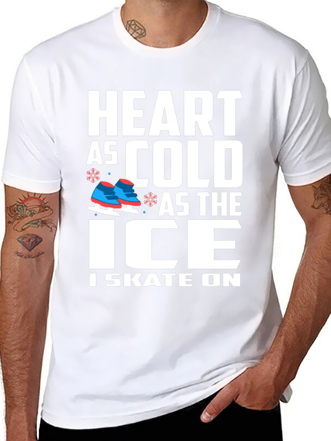 Heart As Cold As The Ice Graphic T-Shirt