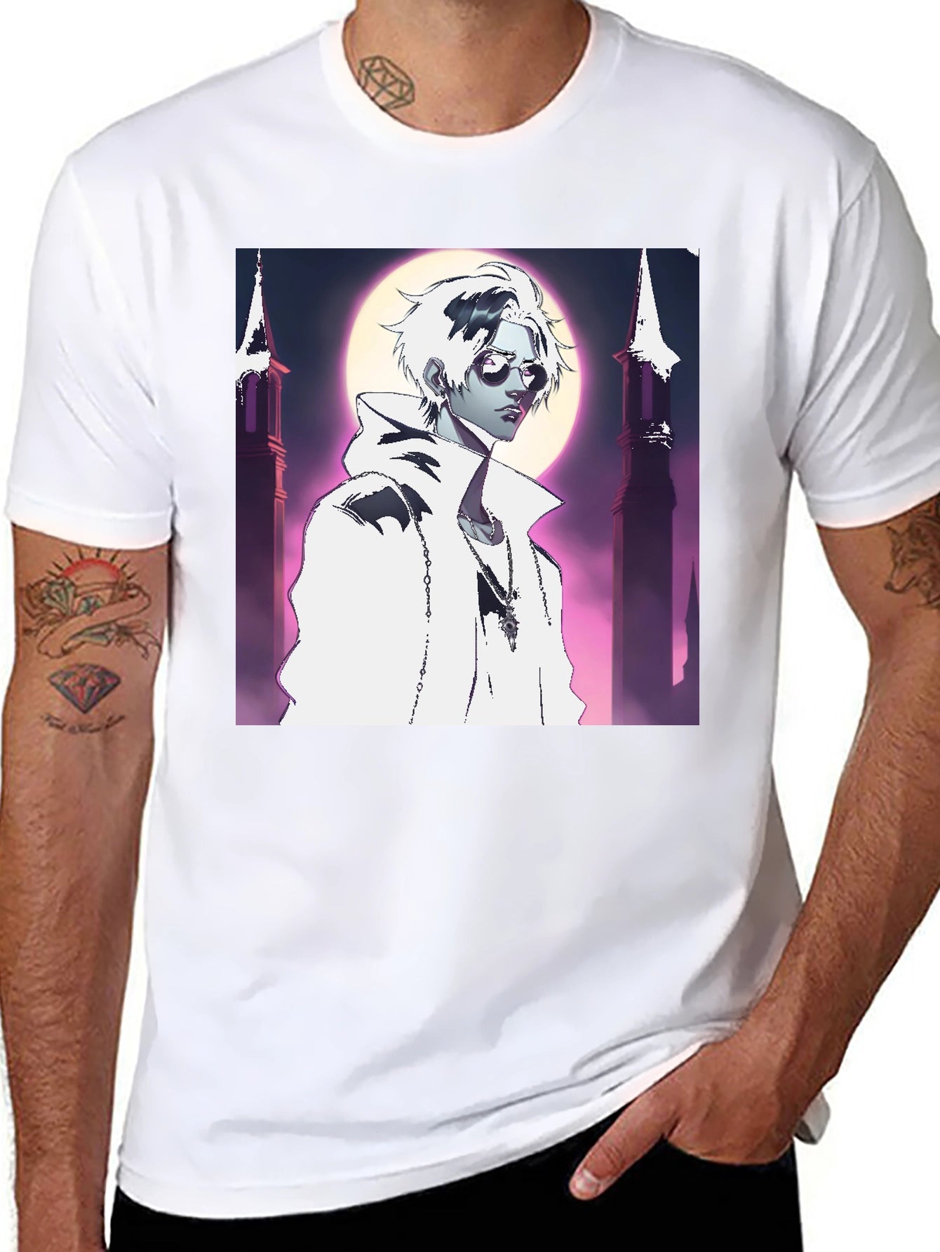 Anime Style Graphic Tee - Cool Urban Fashion