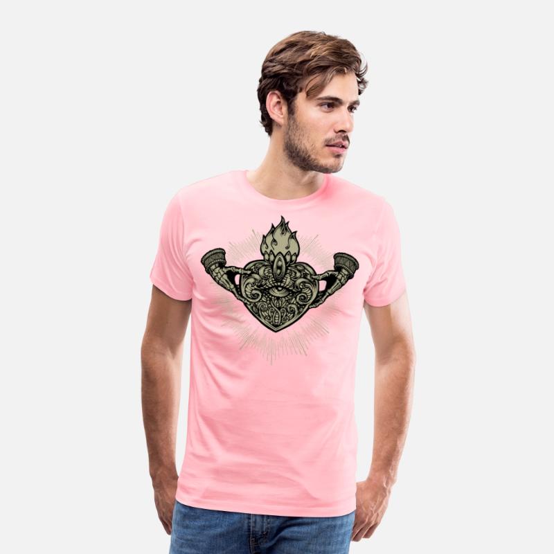 Sacred Heart Claddagh Symbol - Gold