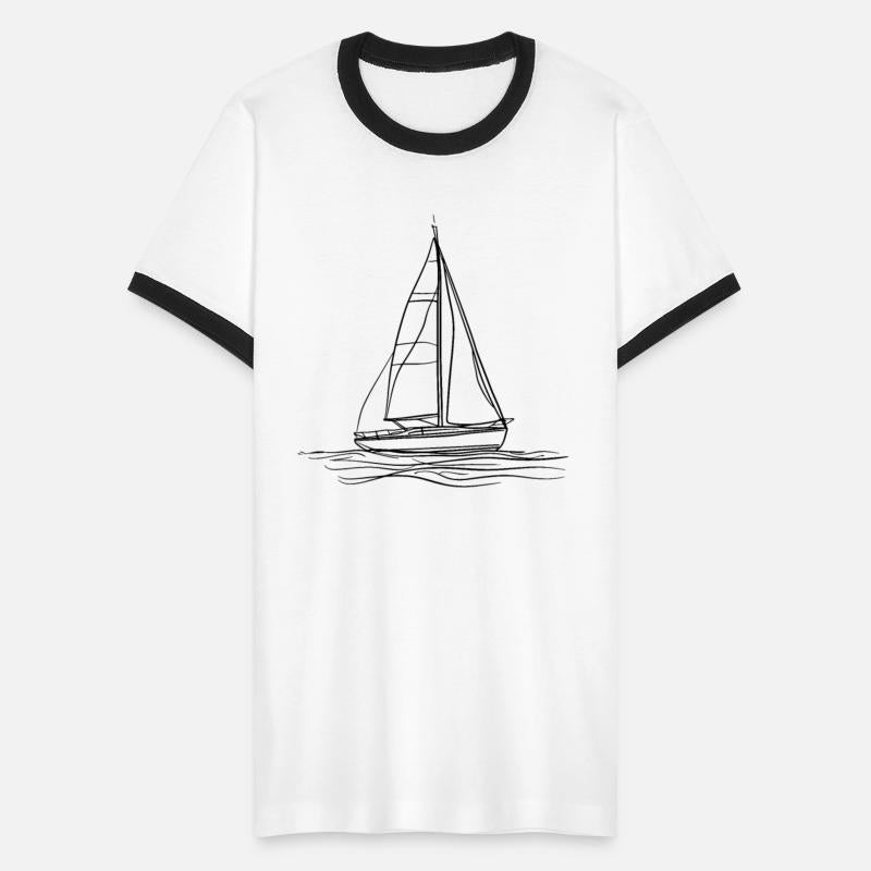Sailboat One Line Drawing