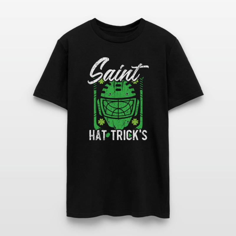 Saint Hat Trick's Hockey Player St. Patrick's Day