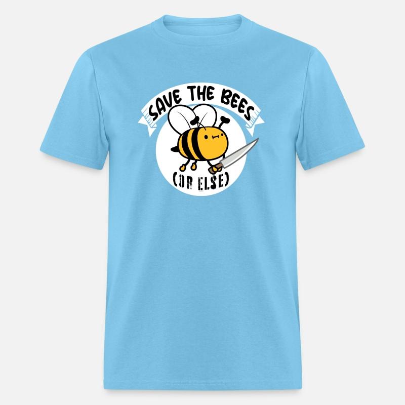 Save The Bees Or Else Knife Fun Cute Bee Beekeeper