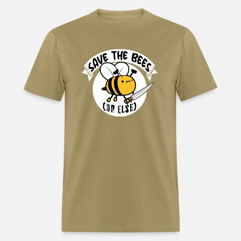 Save The Bees Or Else Knife Fun Cute Bee Beekeeper