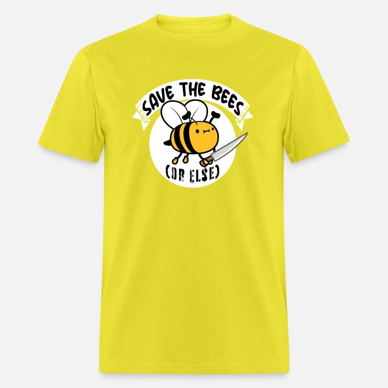 Save The Bees Or Else Knife Fun Cute Bee Beekeeper