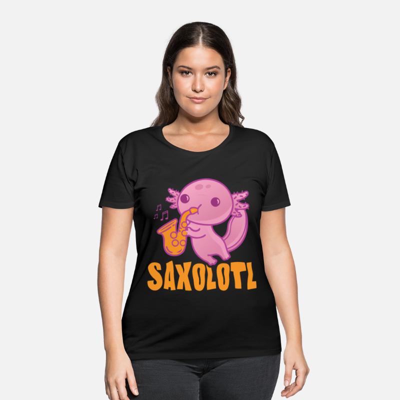 Saxolotl Funny Saxophone Player For Jazz Musician