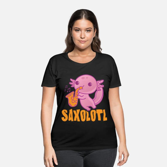 Saxolotl Funny Saxophone Player For Jazz Musician