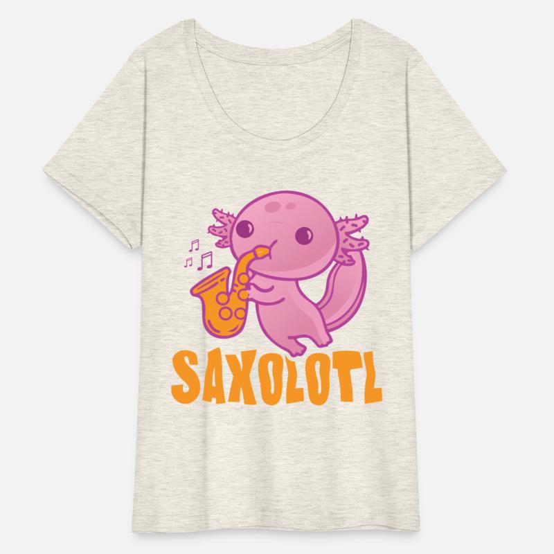 Saxolotl Funny Saxophone Player For Jazz Musician