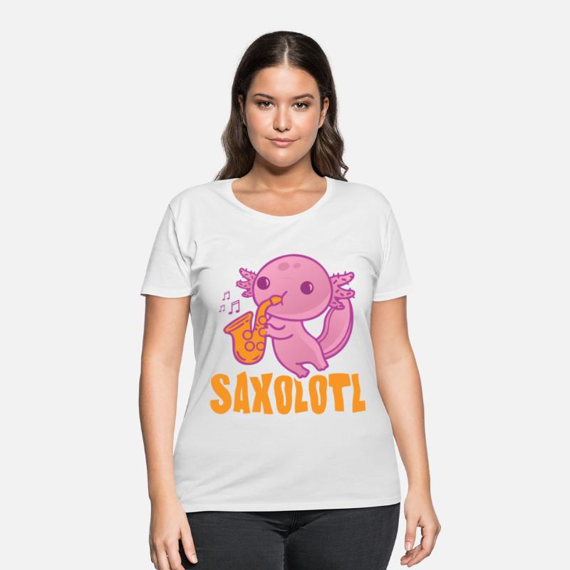 Saxolotl Funny Saxophone Player For Jazz Musician