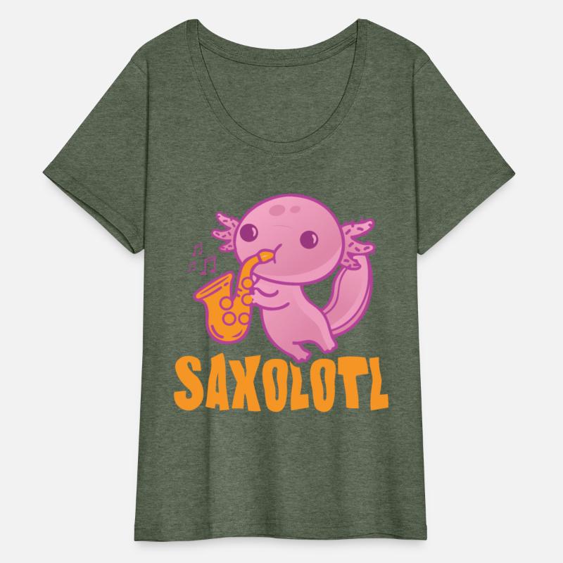 Saxolotl Funny Saxophone Player For Jazz Musician
