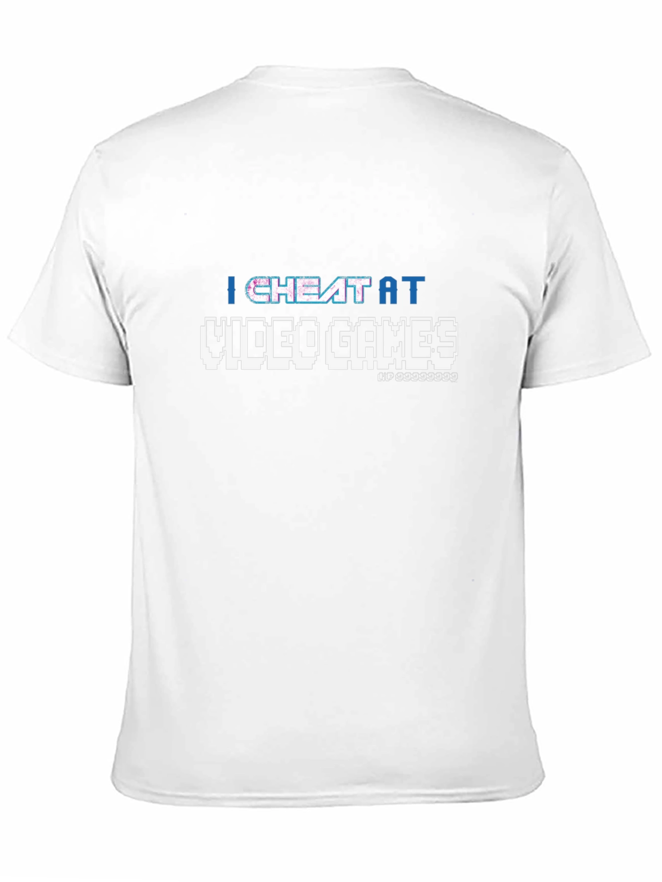 I Cheat at Video Games Black Graphic Tee