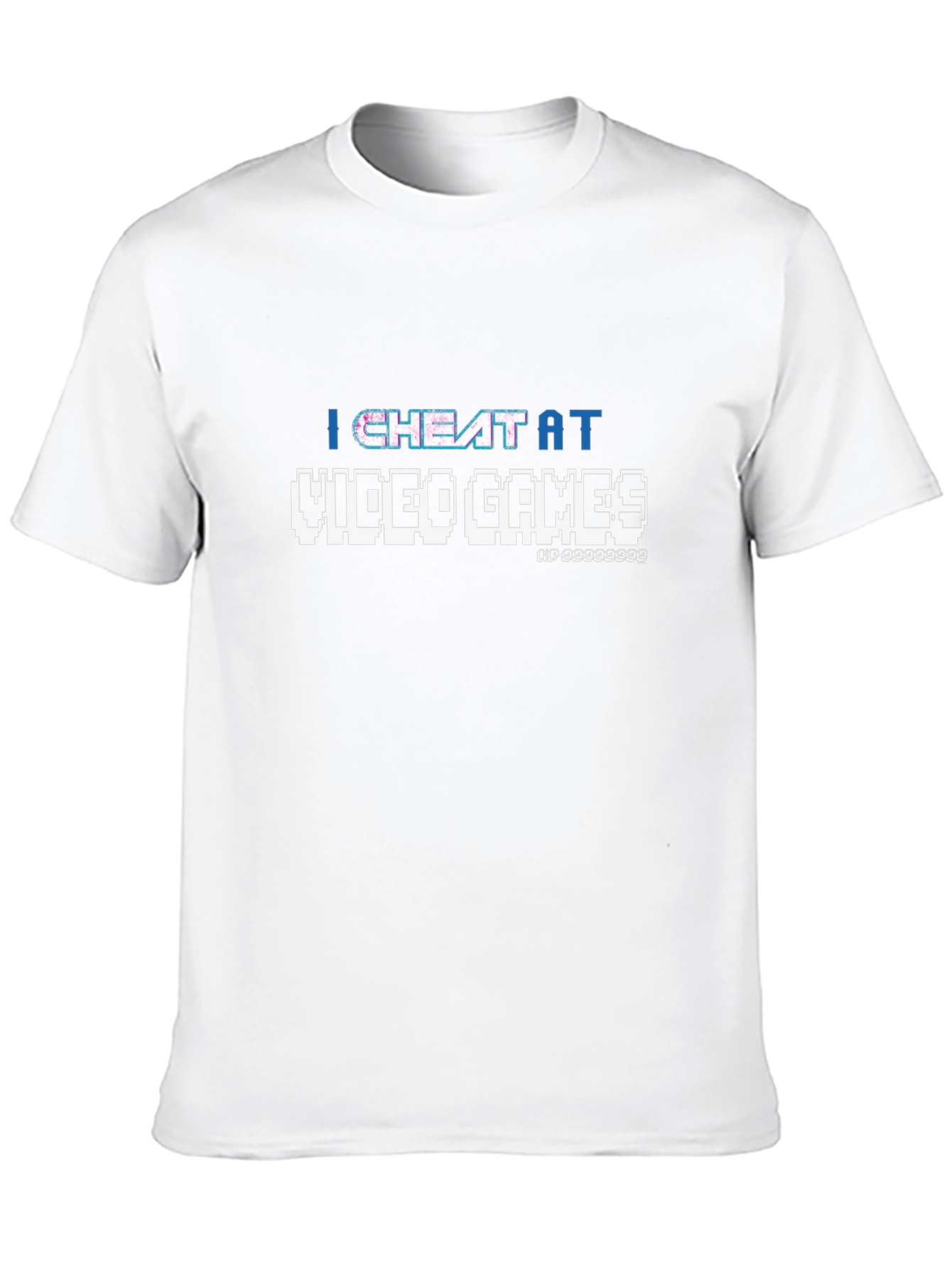 I Cheat at Video Games Black Graphic Tee