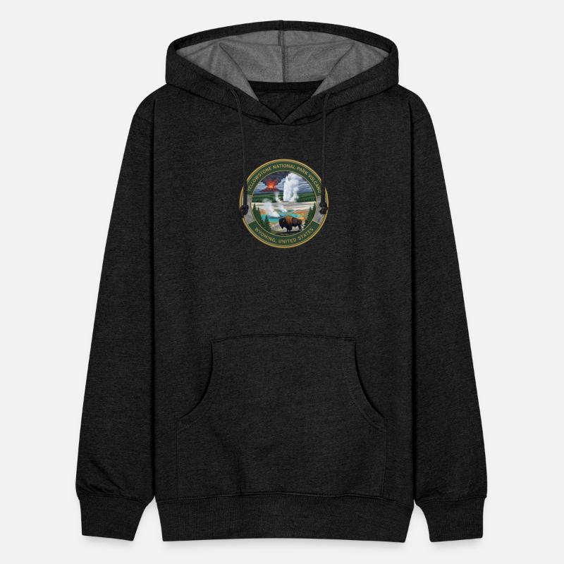 Seal of Yellowstone National Park Volcano Wyoming