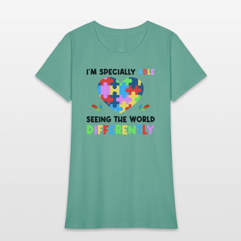 Seeing World Differently Puzzle Heart Kind Autism