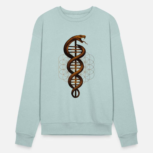 Serpent and Flower of Life Symbol