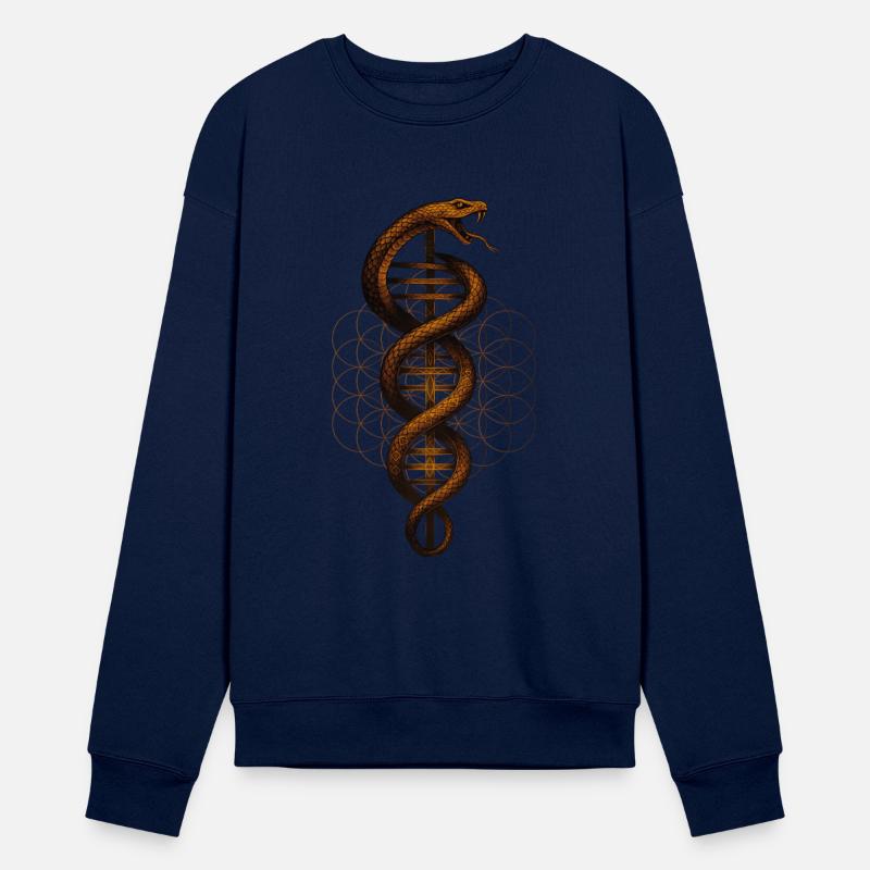 Serpent and Flower of Life Symbol