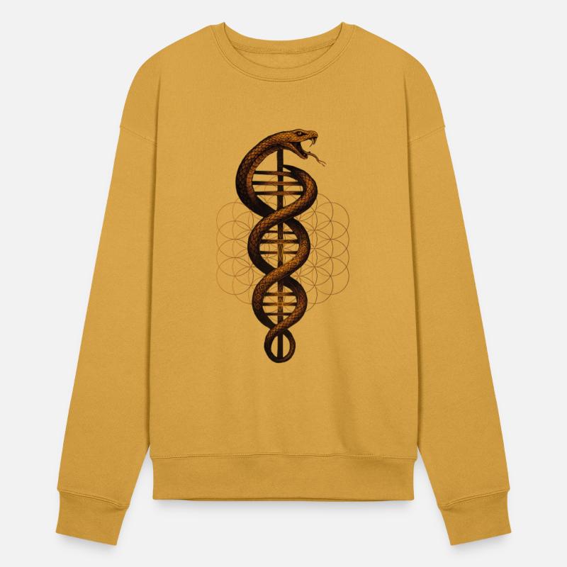 Serpent and Flower of Life Symbol