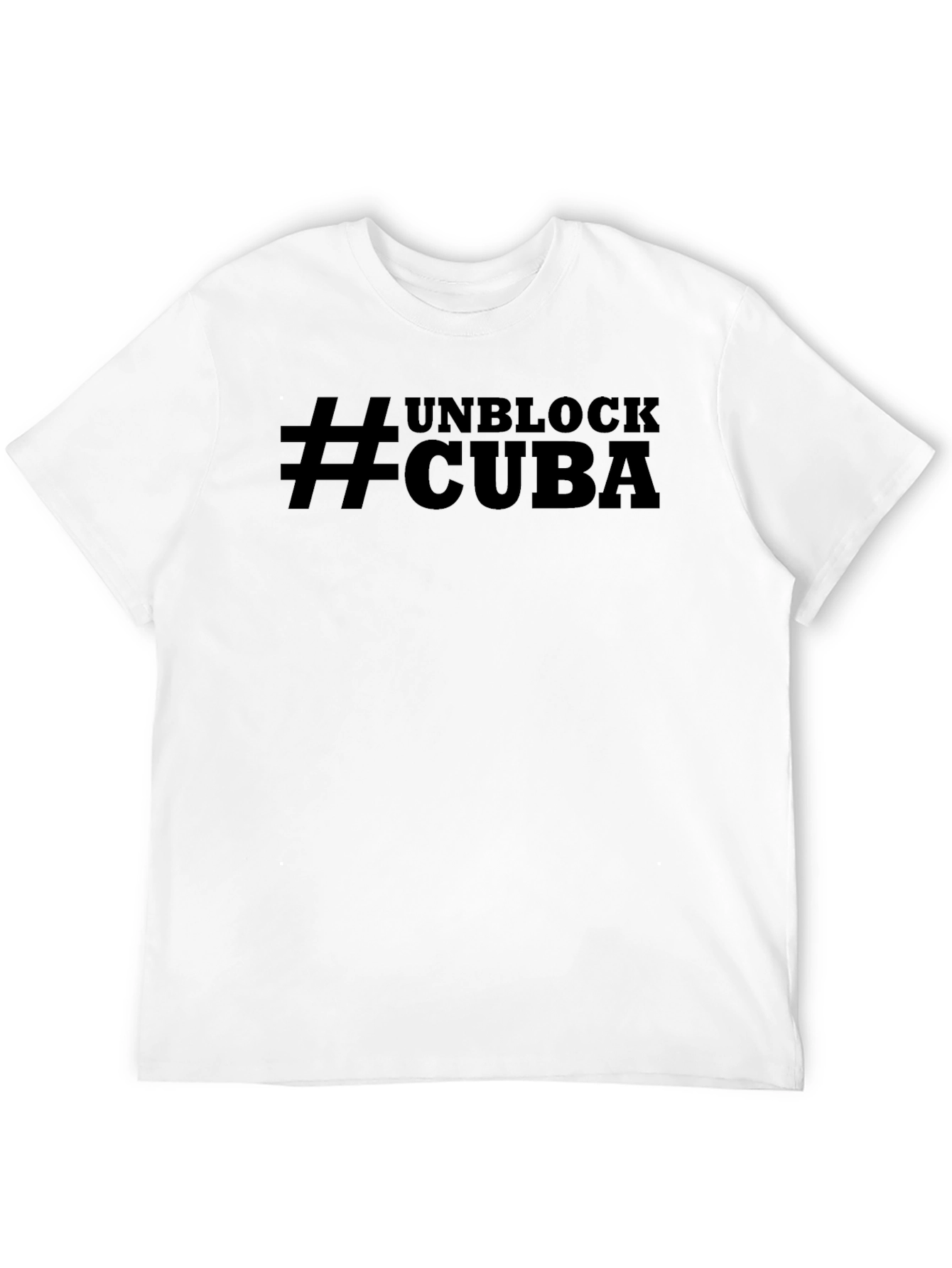 #UnblockCuba Black Graphic Tee - Activist Apparel