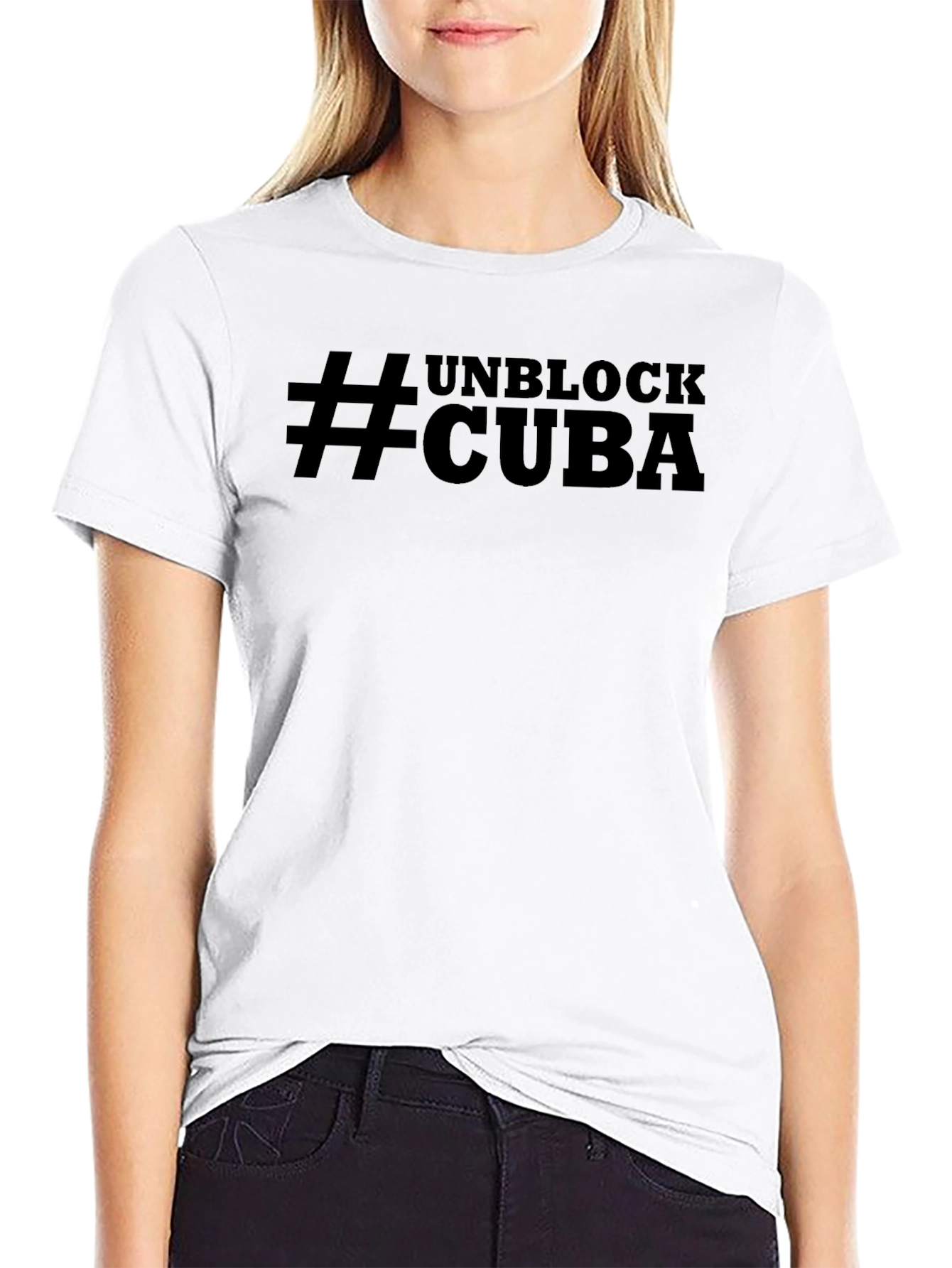 #UnblockCuba Black Graphic Tee - Activist Apparel
