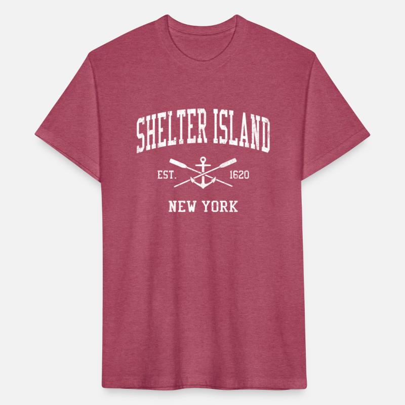 Shelter Island Ny Crossed Oars Boat Anchor Sports