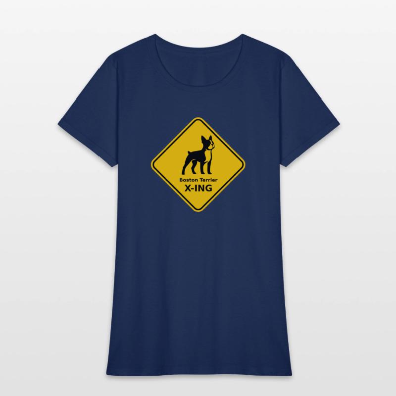 Sign "Boston Terrier X-ING"