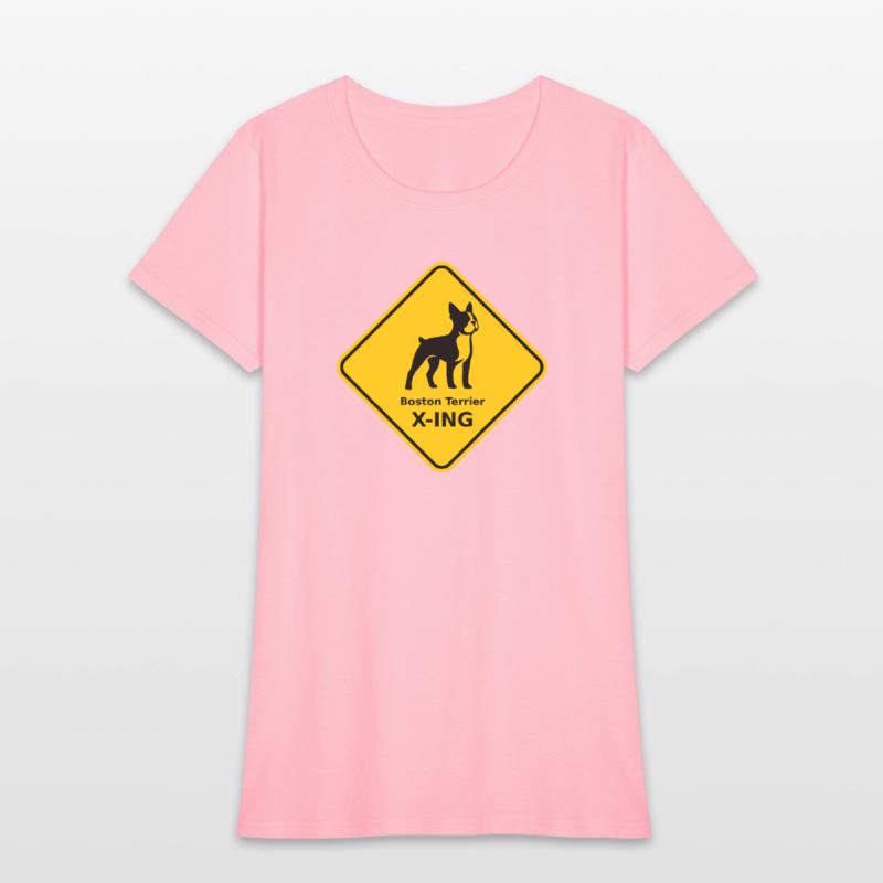 Sign "Boston Terrier X-ING"