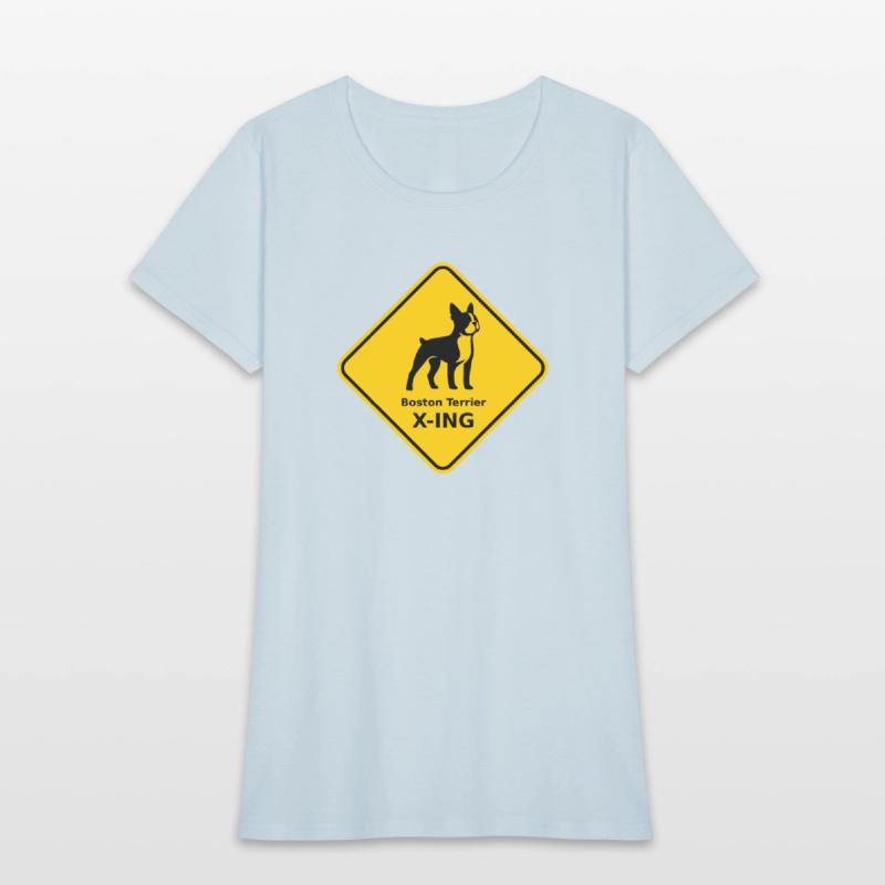 Sign "Boston Terrier X-ING"