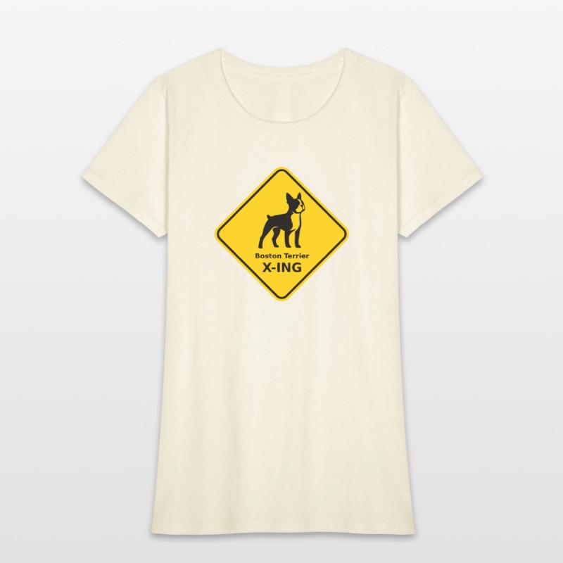 Sign "Boston Terrier X-ING"