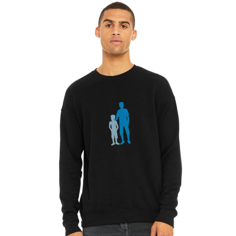 Silhouette big brother siblings