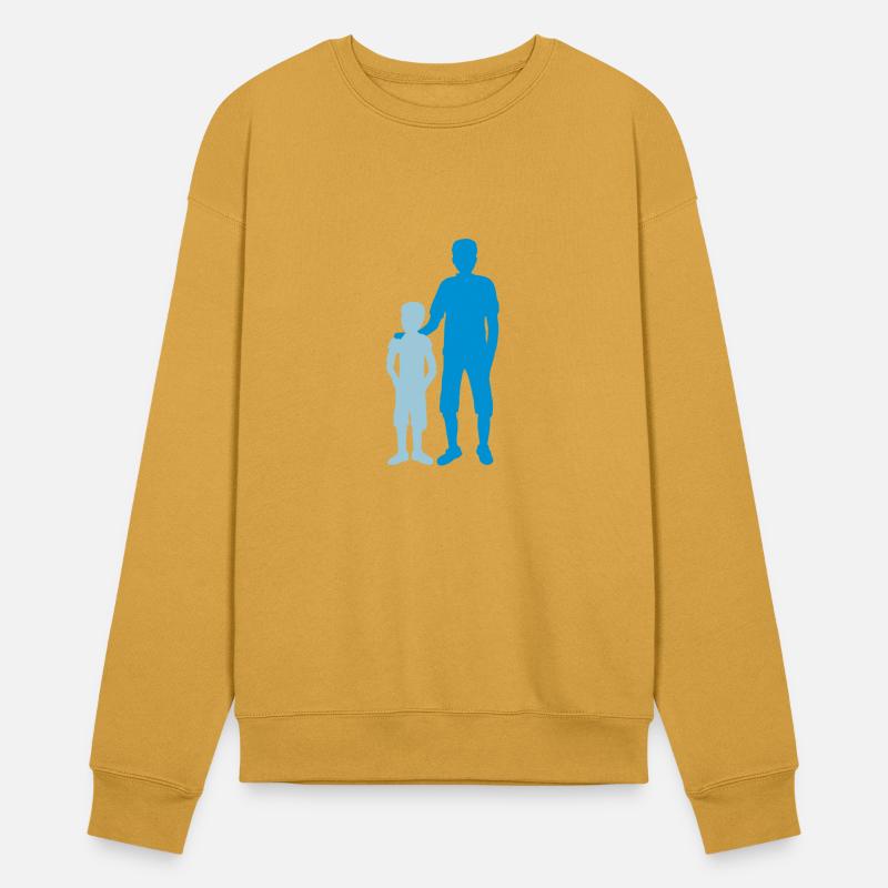 Silhouette big brother siblings