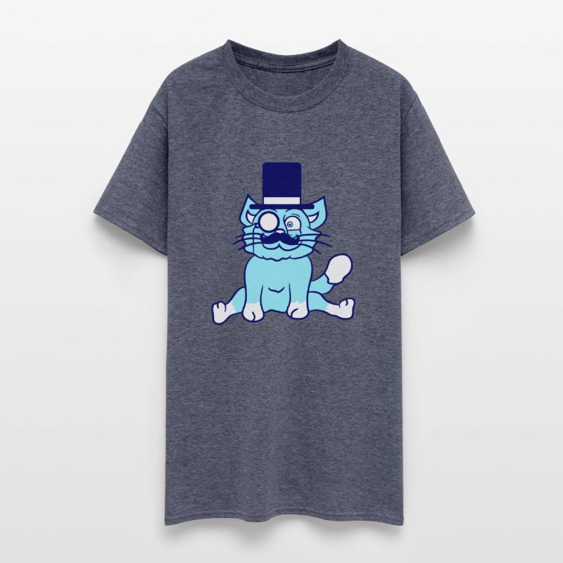 Sir Cat Gentleman Top Hat Monocle Glasses Rich Guy