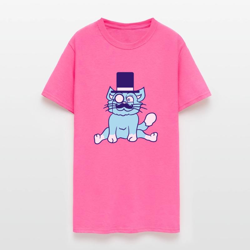 Sir Cat Gentleman Top Hat Monocle Glasses Rich Guy