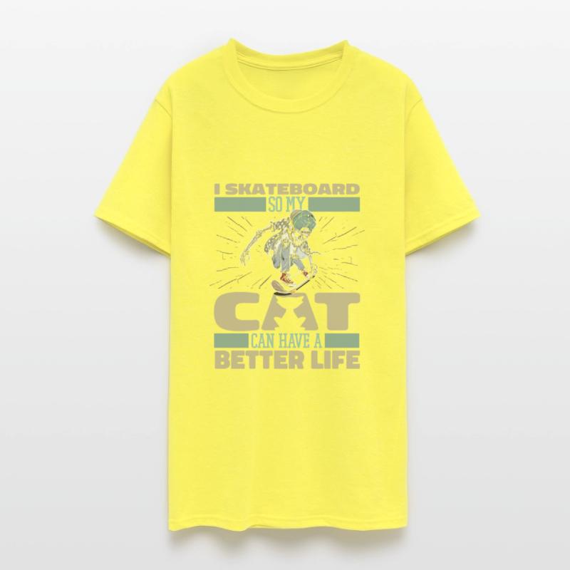 Skateboard Skater Cat