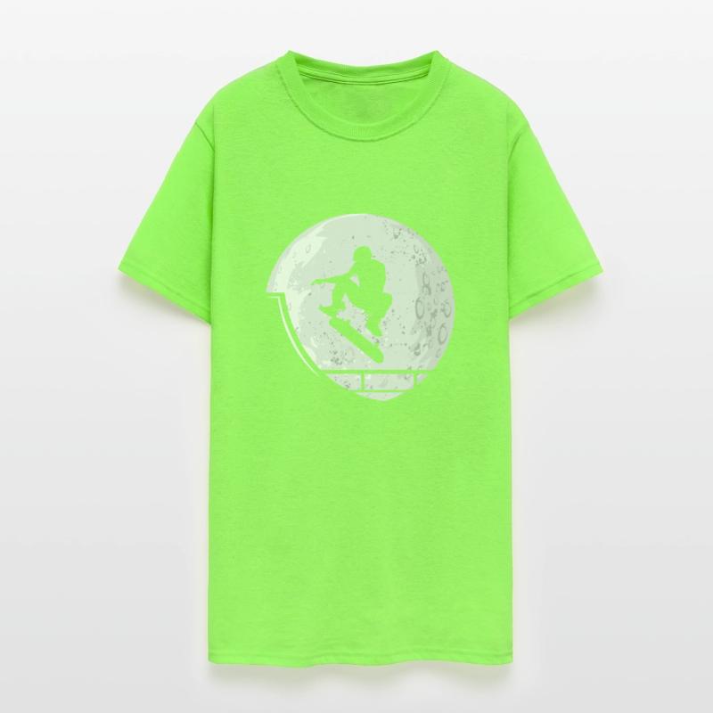 Skateboard Skater Moon