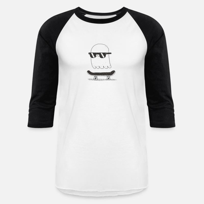 skateboarding ghost t-shirt