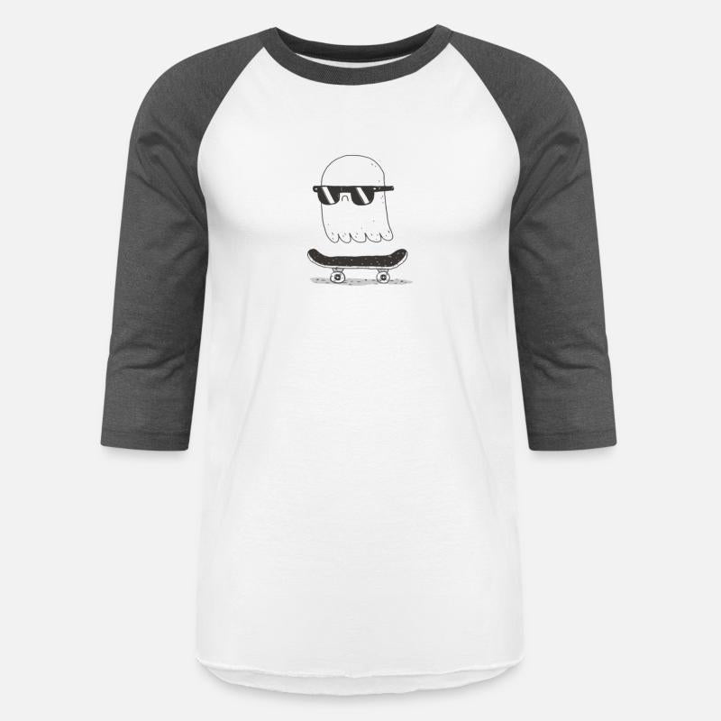 skateboarding ghost t-shirt