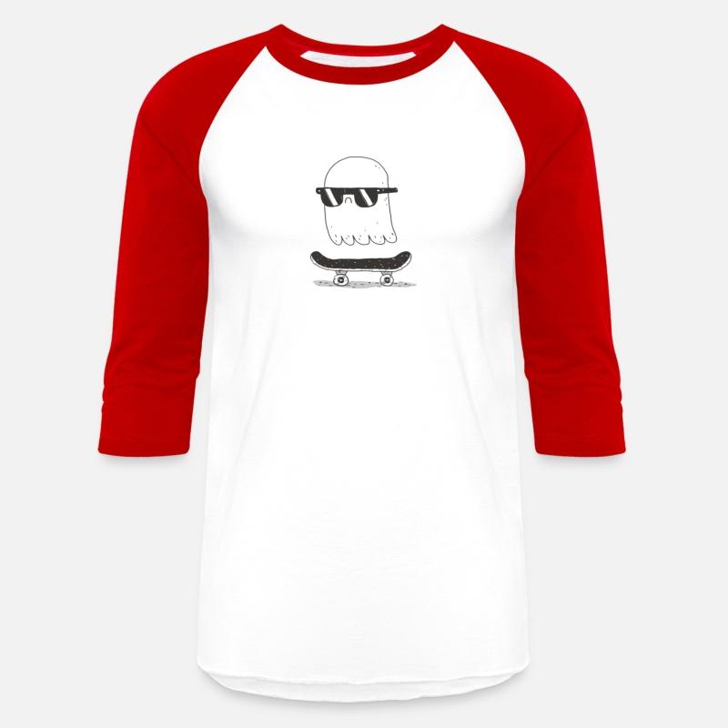 skateboarding ghost t-shirt