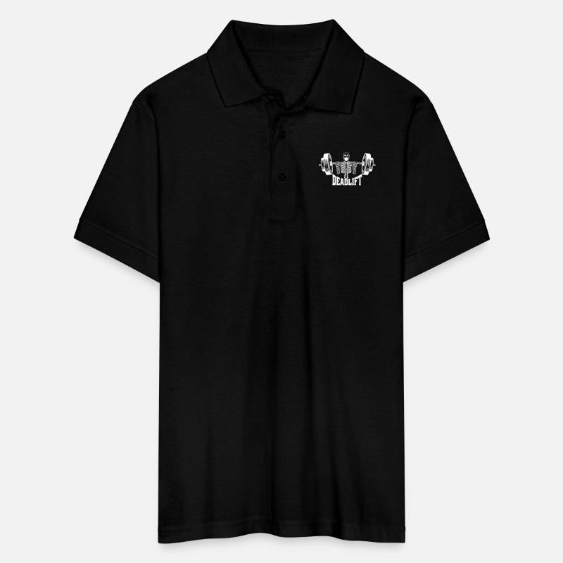 Skeleton Deadlift Gym Illustration