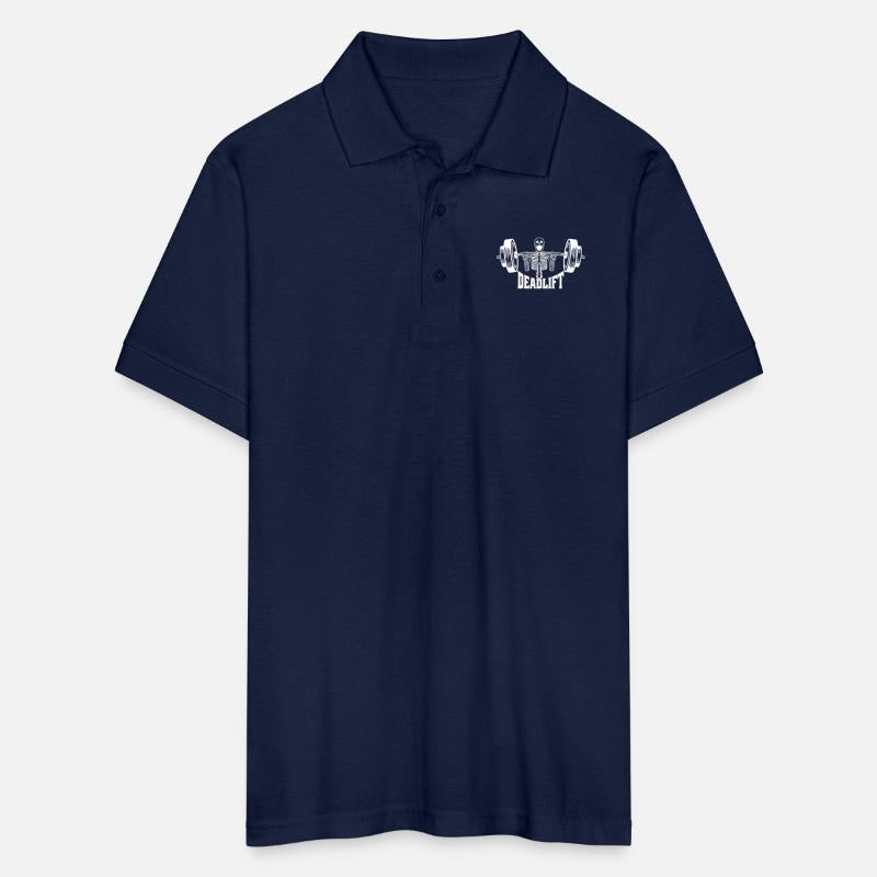 Skeleton Deadlift Gym Illustration