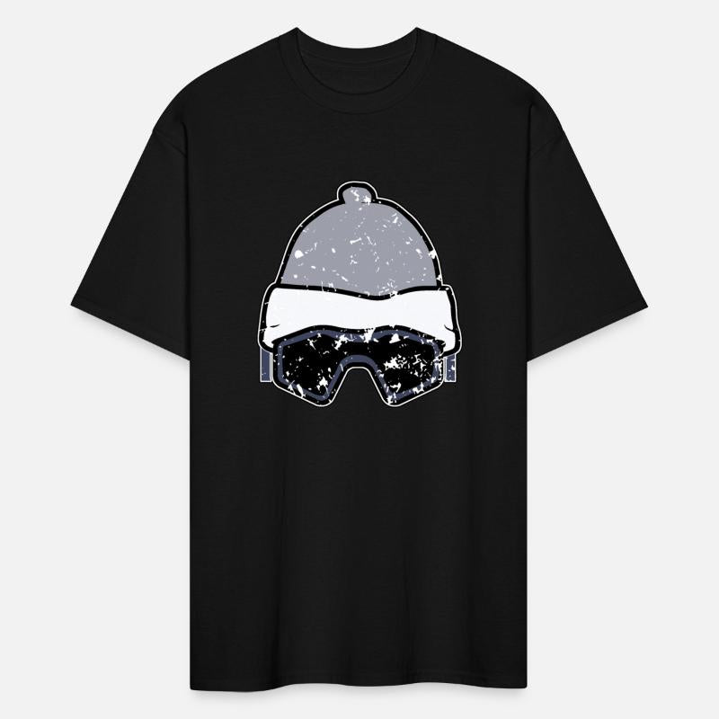 Skier - snowboarder - hat with goggles