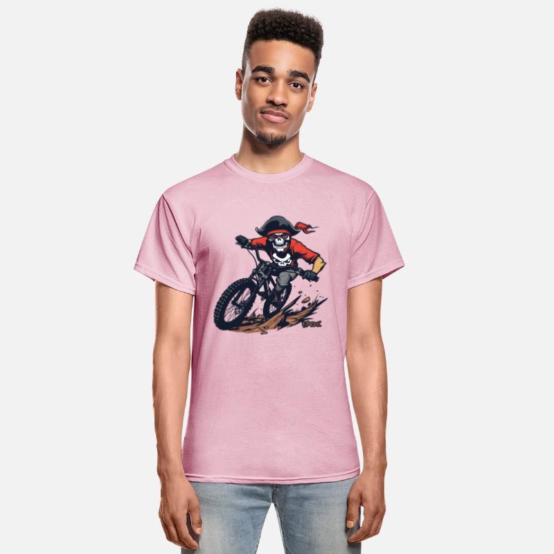 Skull Skeleton Pirate Mountain Biking